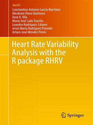 cover image of Heart Rate Variability Analysis with the R package RHRV